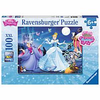 100 pc Adorable Cinderella XXL Puzzle with Glitter