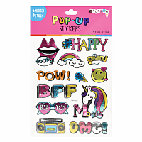 Happy Pop Up Stickers