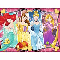 60 pc Heartsong Disney Princess Glitter Puzzle