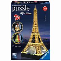 Eiffel Tower By Night - 216pc 3D Puzzle