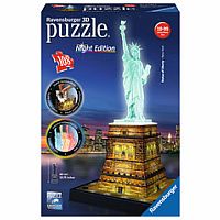 Statue of Liberty at night 108pc 3D Puzzle