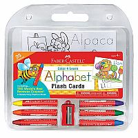Alphabet Flash Cards - Color and Learn