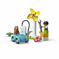 LEGO® DUPLO® Town Wind Turbine and Electric Car