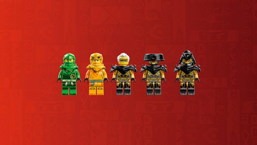 LEGO NINJAGO Lloyd and Arin's Ninja Team Mechs Ninja Building Toy 71794