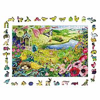 505 pc Nature Garden Wooden Puzzle