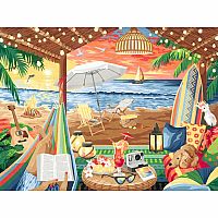 CreArt Painting by Numbers Cozy Cabana