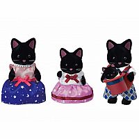 Midnight Cat Family Calico Critters