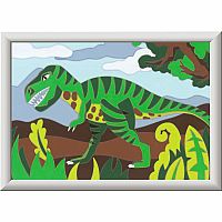 CreArt Painting by Numbers Roaming Dinosaur