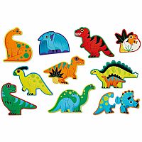 2 pc Dinosaur Puzzles