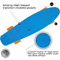 Plastic Cruiser Blue 22" Skateboard