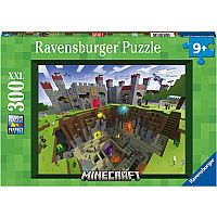 300 pc Minecraft Cutaway Puzzle