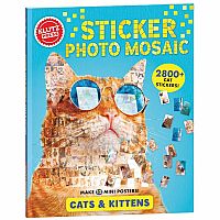 Cats and Kittens Sticker Photo Mosaic