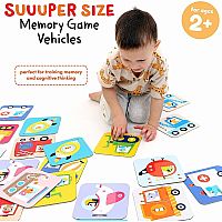 Suuuper Size Memory Game Vehicles