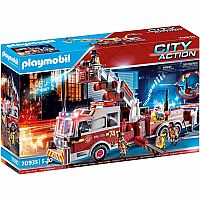 City Action Fire Engine with Tower Ladder