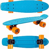 Plastic Cruiser Blue 22" Skateboard