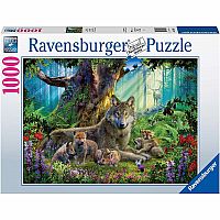1000 pc Wolves in The Forest Puzzle