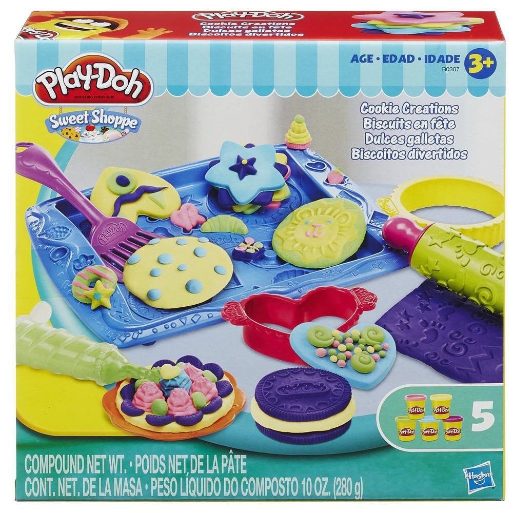 Play-Doh Sweet Shoppe Colorful Cookies Maker Modeling Creatable Fun Kids  Animals