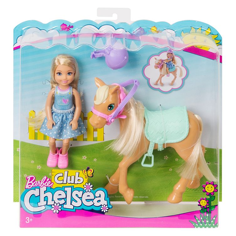 Du bliver bedre Fortæl mig forkæle Barbie® Club Chelsea™ Doll and Pony - Fun Stuff Toys