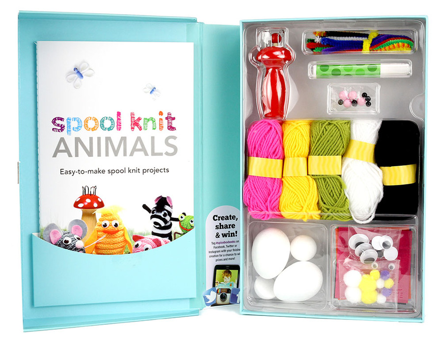 Craft Box Kids Ser.: Easy-To-Make Spool Knit Animals : Simple and Charming  Projects to Make with Spool Knitting! (2013, Mixed Media) for sale online