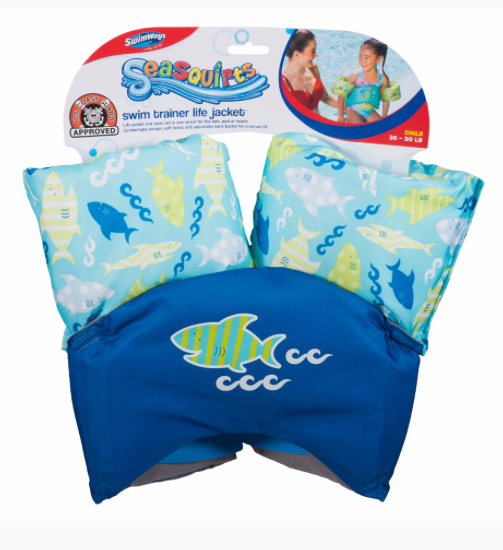 had het niet door Sluier leren Sea Squirts Swim Trainer Life Jacket - Fun Stuff Toys