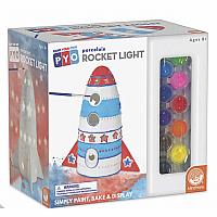 Paint Your Own Porcelain Light: Rocket