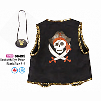 Pirate Vest with Eye Patch