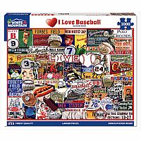 1000 pc I Love Baseball Puzzle