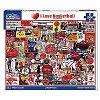 1000 pc I Love Basketball Puzzle