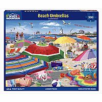 500 pc Beach Umbrellas Puzzle