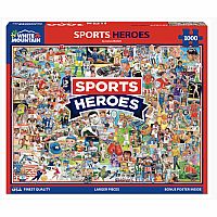 1000 pc Sports Heroes Puzzle
