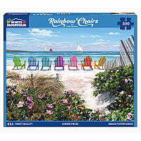 500 pc Rainbow Chairs Puzzle