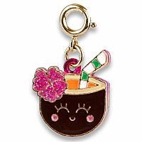Coconut Drink Gold Charm