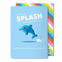 Splash Dolphin Birthday Card