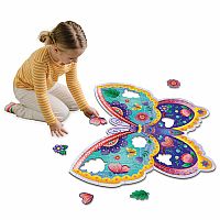 53 pc Butterfly Floor Puzzle