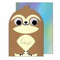 Sloth Googly Eyes Card