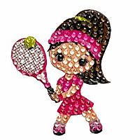Elle Tennis Player Squad Stickerbean