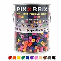 Pix Brix Paint Can Dark 1500 Mixed Pieces