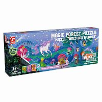 200 pc Magic Forest Glow In The Dark Floor Puzzle