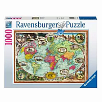1000 pc Bicycle Around The World Puzzle