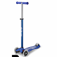 Maxi Deluxe LED Blue and White Scooter