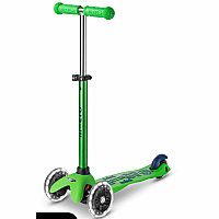 Mini Deluxe LED Green Blue Scooter