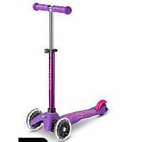 Mini Deluxe LED Purple Pink Scooter