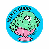 Scratch 'n Sniff Minty Good Mint Ice Cream Stickers