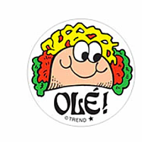 Scratch 'n Sniff Ole Taco Stickers