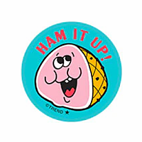 Scratch 'n Sniff Ham It Up Ham Stickers