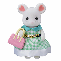 Calico Critters Stephanie Marshmallow Mouse Town Girl