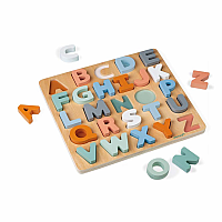 Alphabet Puzzle and Chalkboard