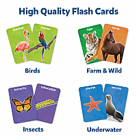 First 100 Animals Flash Cards