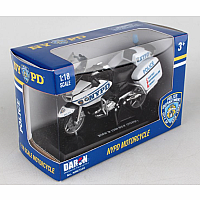 NYPD Motorcycle 1/18 Scale