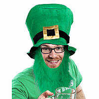 St. Patrick's Day Top Hat With Beard